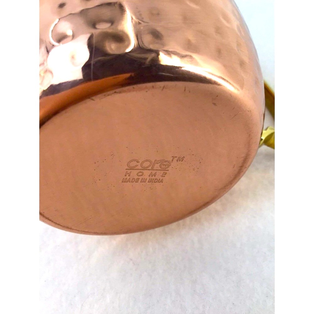 Core Home Copper Handmade Hammered Drinking Cup Home & Kitchen - Picture 4 of 10